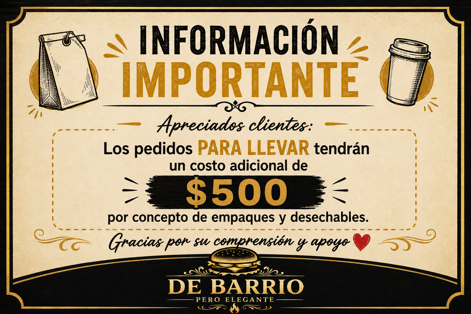 Para llevar 